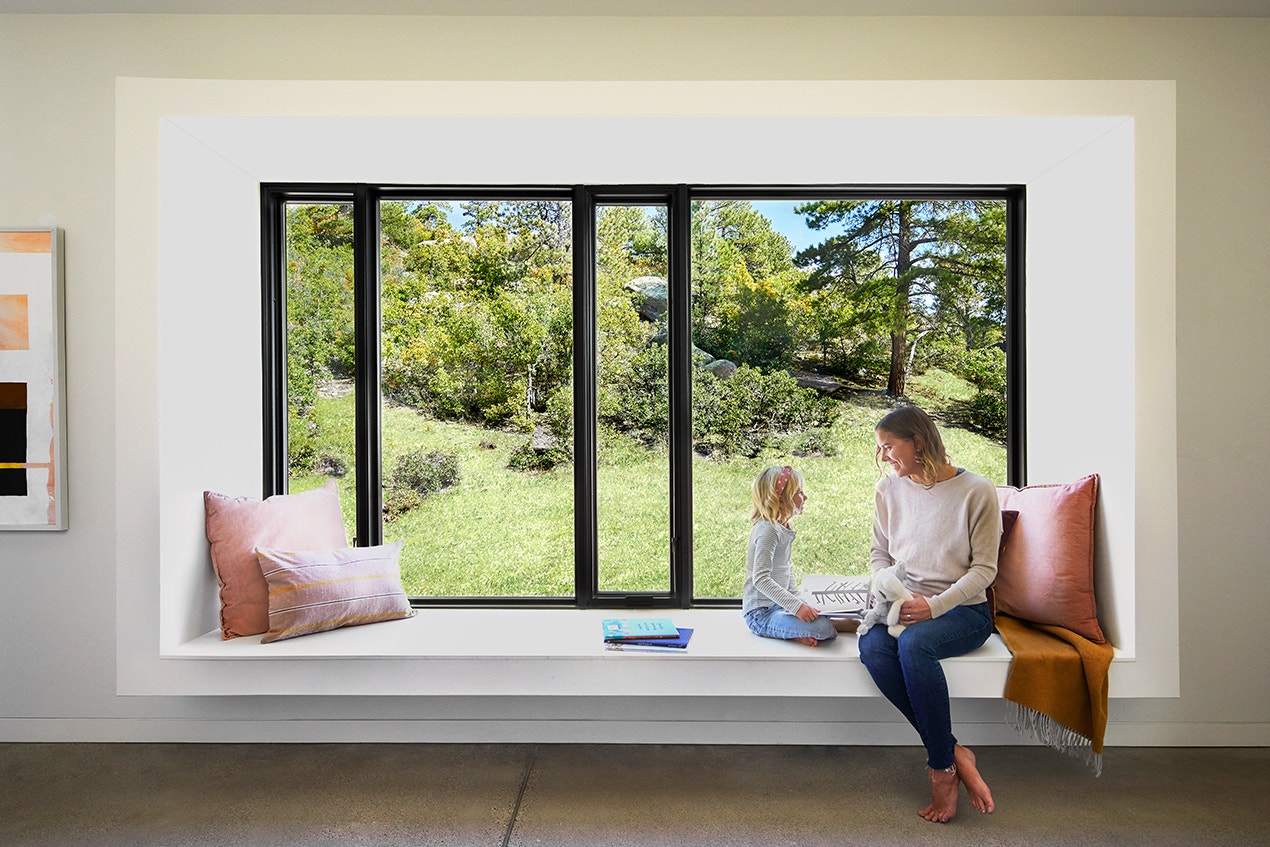 Modern energy-efficient windows installed in a Calgary home